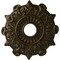 Ekena Millwork Preston Ceiling Medallion (Fits Canopies up to 4"), Hand-Painted Green Gold, 17 1/2"OD x 4"ID x 1"P CM17PRGGS - alternate 1
